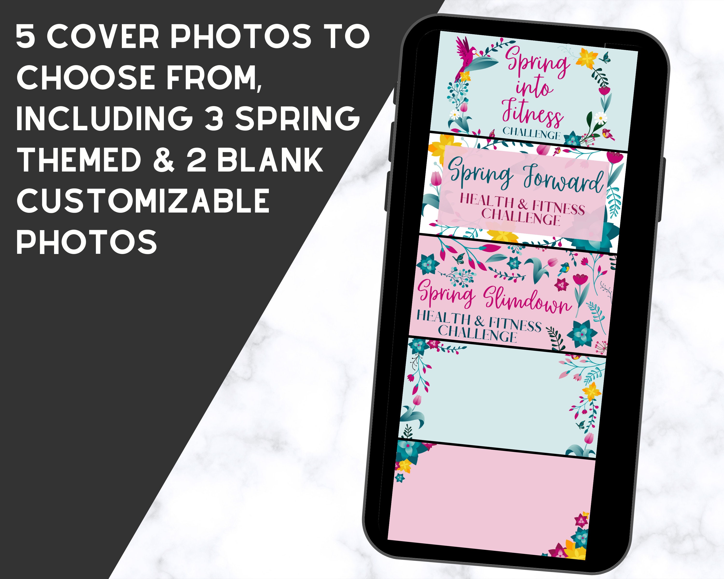 May Spring Floral Challenge Group Guide, Spring Health and Fitness ...