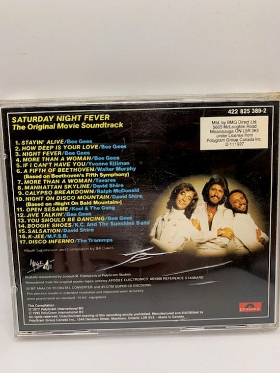 Various Artists--saturday Night Fever Soundtrack CD - Etsy