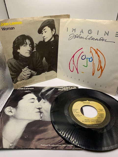 John Lennon/yoko Ono 45 Rpm Records - Etsy