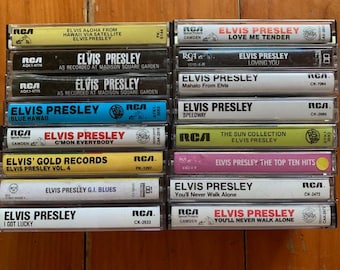 Elvis Presley cassette tapes