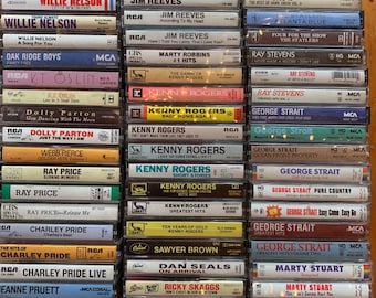 Classic Country cassette tapes bin #3