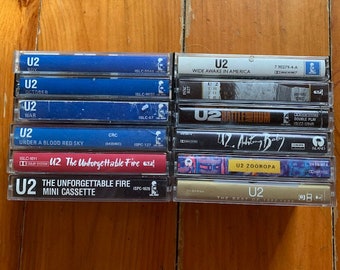 U2 Cassette tapes