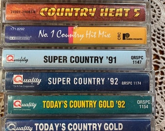 Compilations de cassettes de mix de musique country