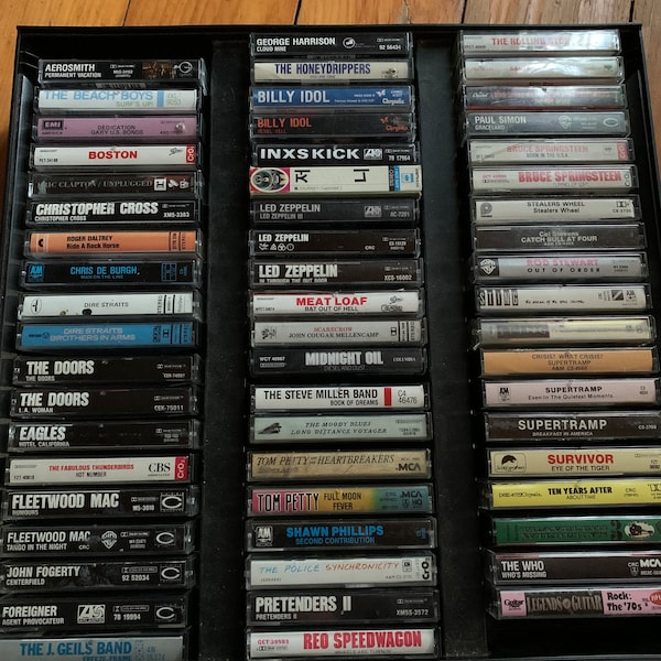 Cassettes de rock classique