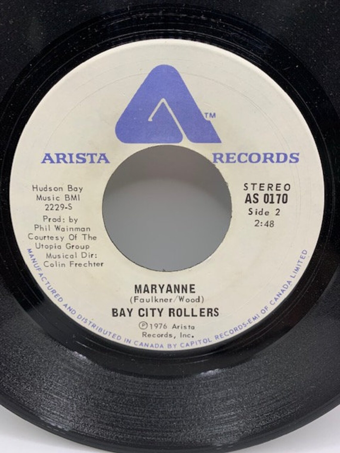 Bay City Rollers "Money Honey" 45 RPM record, foto 3 di 3