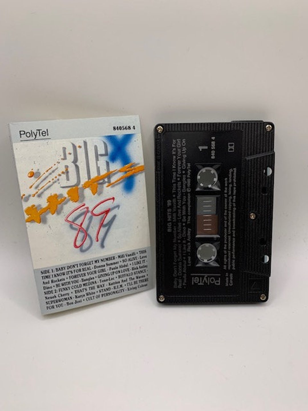 Big Hits '89 Mixtape Cassete Compilation - Etsy