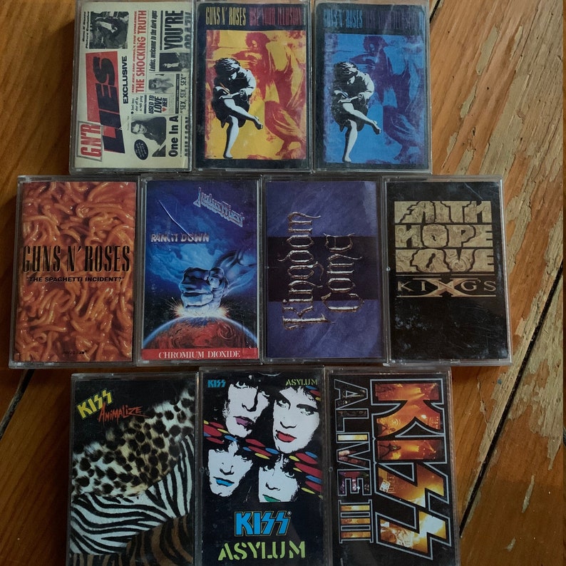 Hair Metal/hard Rock Cassette Tapes AK you Pick Etsy Canada