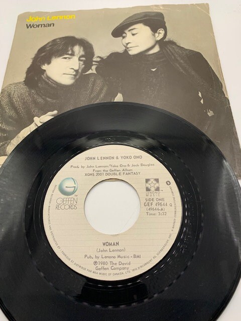 Vintage John Lennon/yoko Ono 45 Rpm Vinyl Records - Etsy