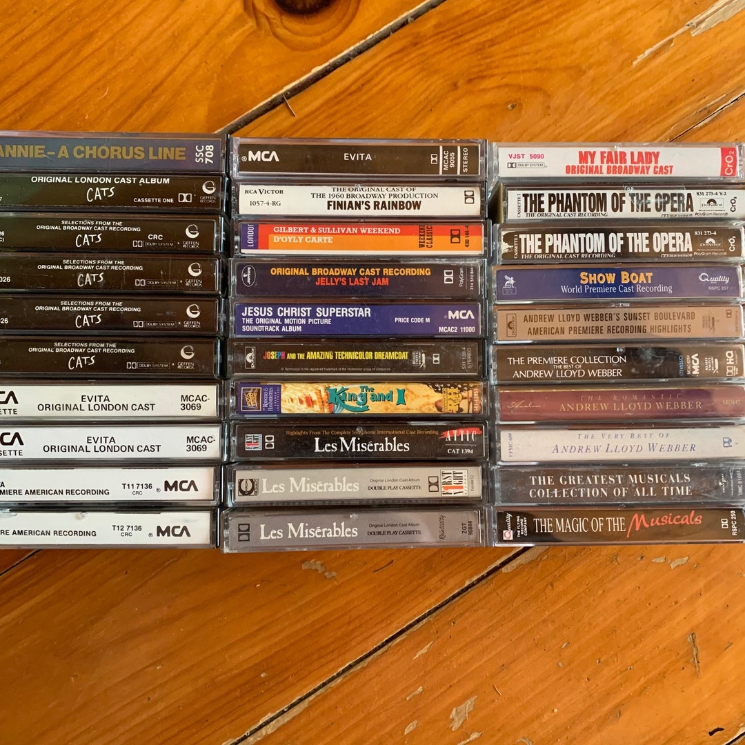 Broadway and Musicals Cassette Tapes - Etsy