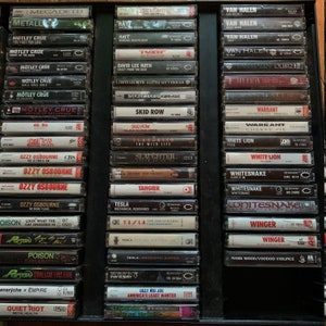 Hair Metal/Hard Rock cassette tapes M-Z (you pick)