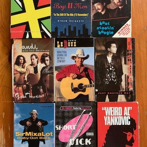 More cassingles (cassette tape singles)