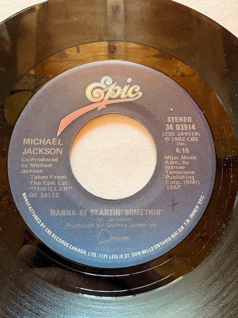 ヴィンテージ マイケル・ジャクソン 45 rpm ビニールレコード 4 枚組