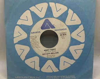 Bay City Rollers "Money Honey" 45 RPM record