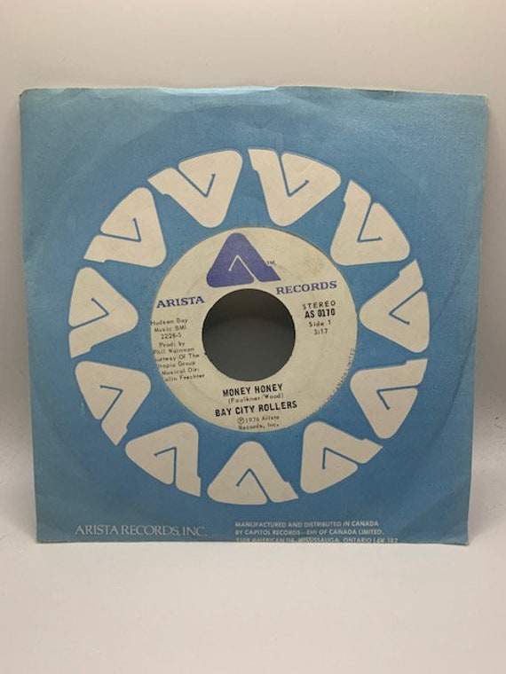 Bay City Rollers "Money Honey" 45 RPM record