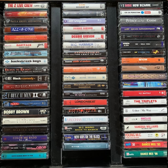 Cassettes pop, dance et hip-hop des années 90 -  France