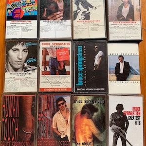 Bruce Springsteen cassette tapes