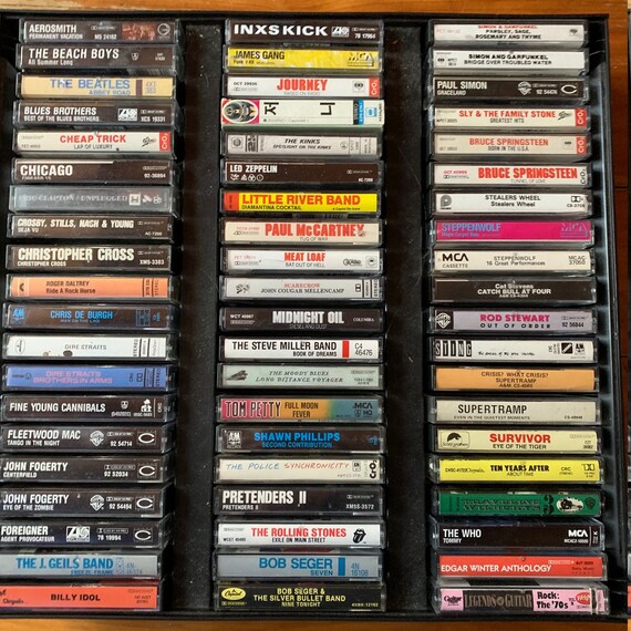 Classic Rock cassettes Etsy
