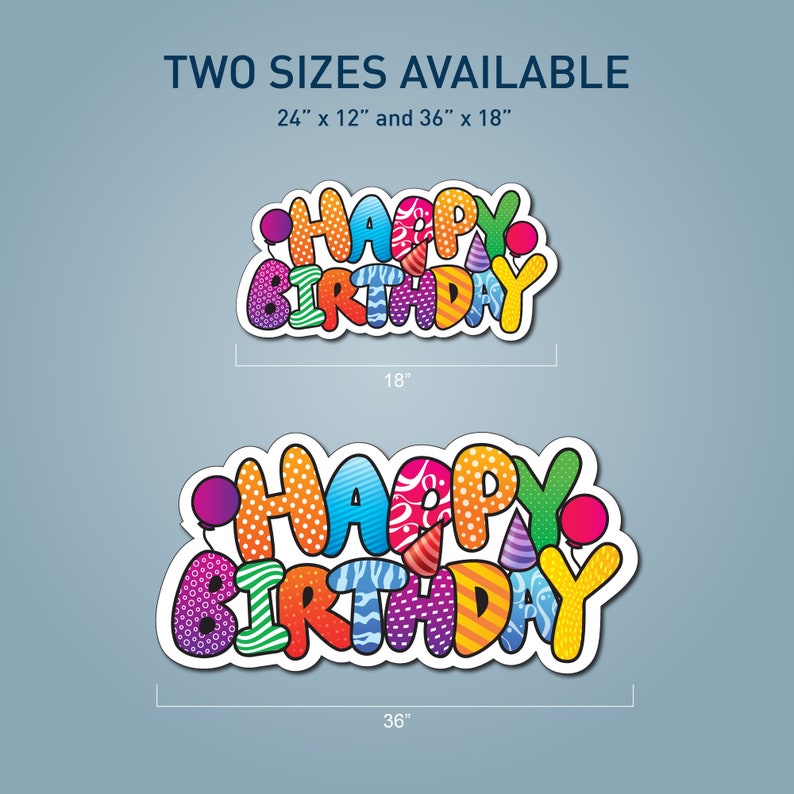 Birthday Sign Printable Digital Download File Happy - Etsy