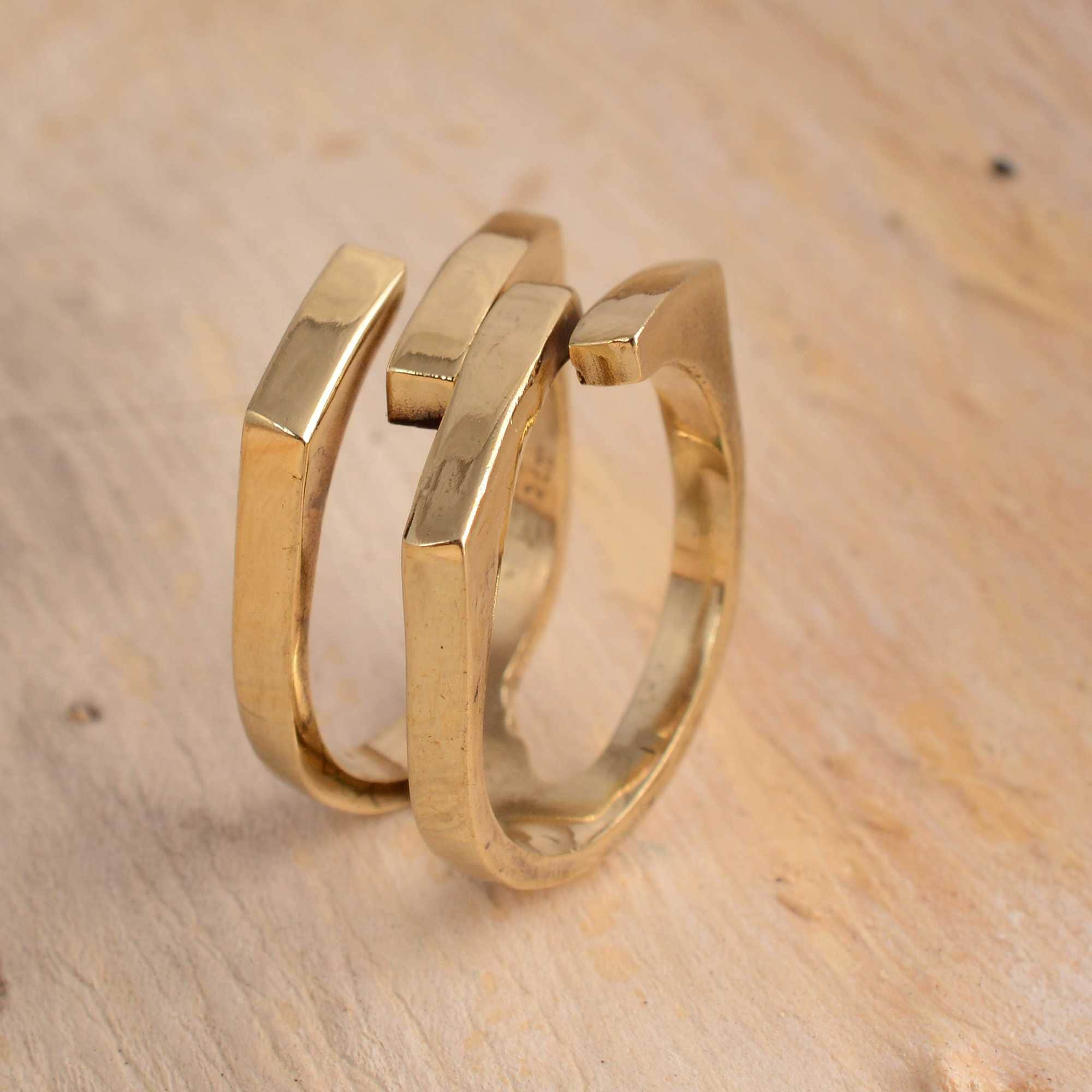 golden brass ring,Statement ring,unique ring,Women ring,Promise ring,Handmade ring,Dainty ring,Vintage Ring,Boho ring,Deco ring,gift for her