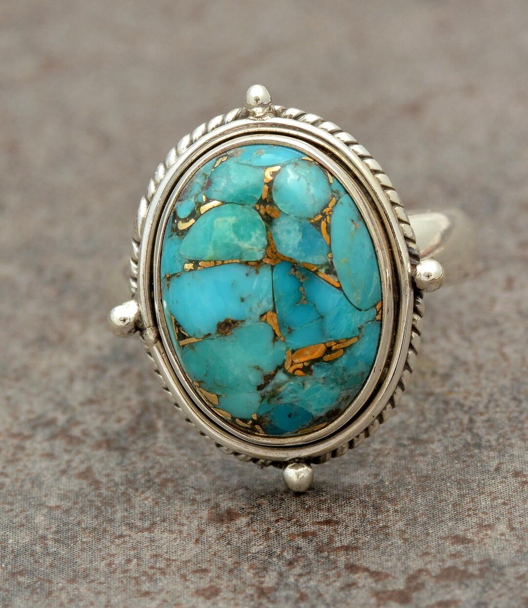 Turquoise Ring,handmade Ring,,925 Sterling Silver Ring,boho Ring ...