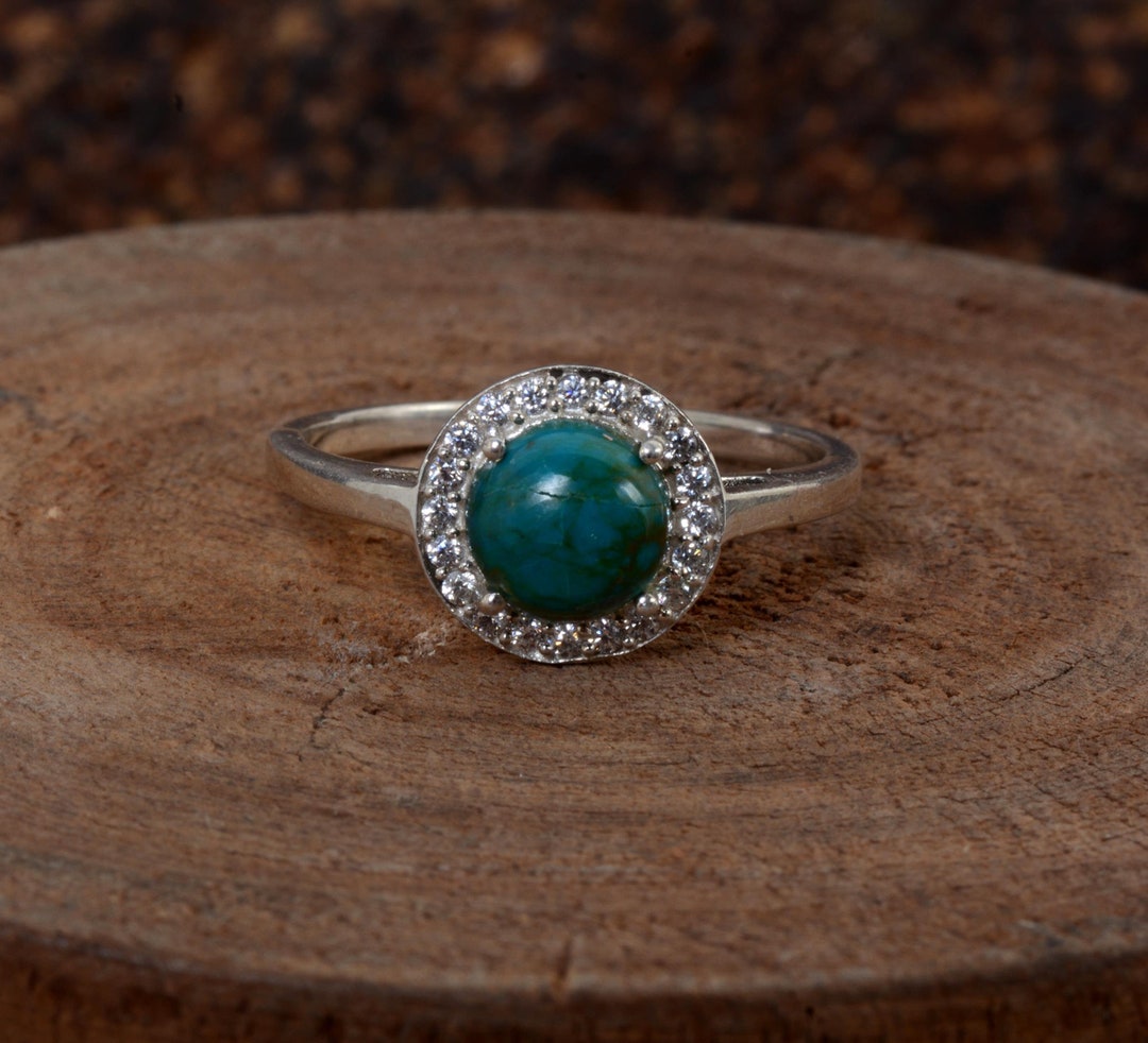 Turquoise Ring, Handmade Ring, 925 Sterling Silver Ring, Boho Ring ...
