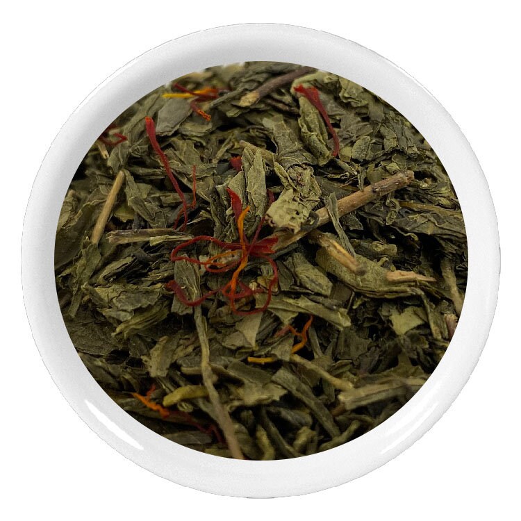 Thé Vert Au Pistil de Safran d'espagne