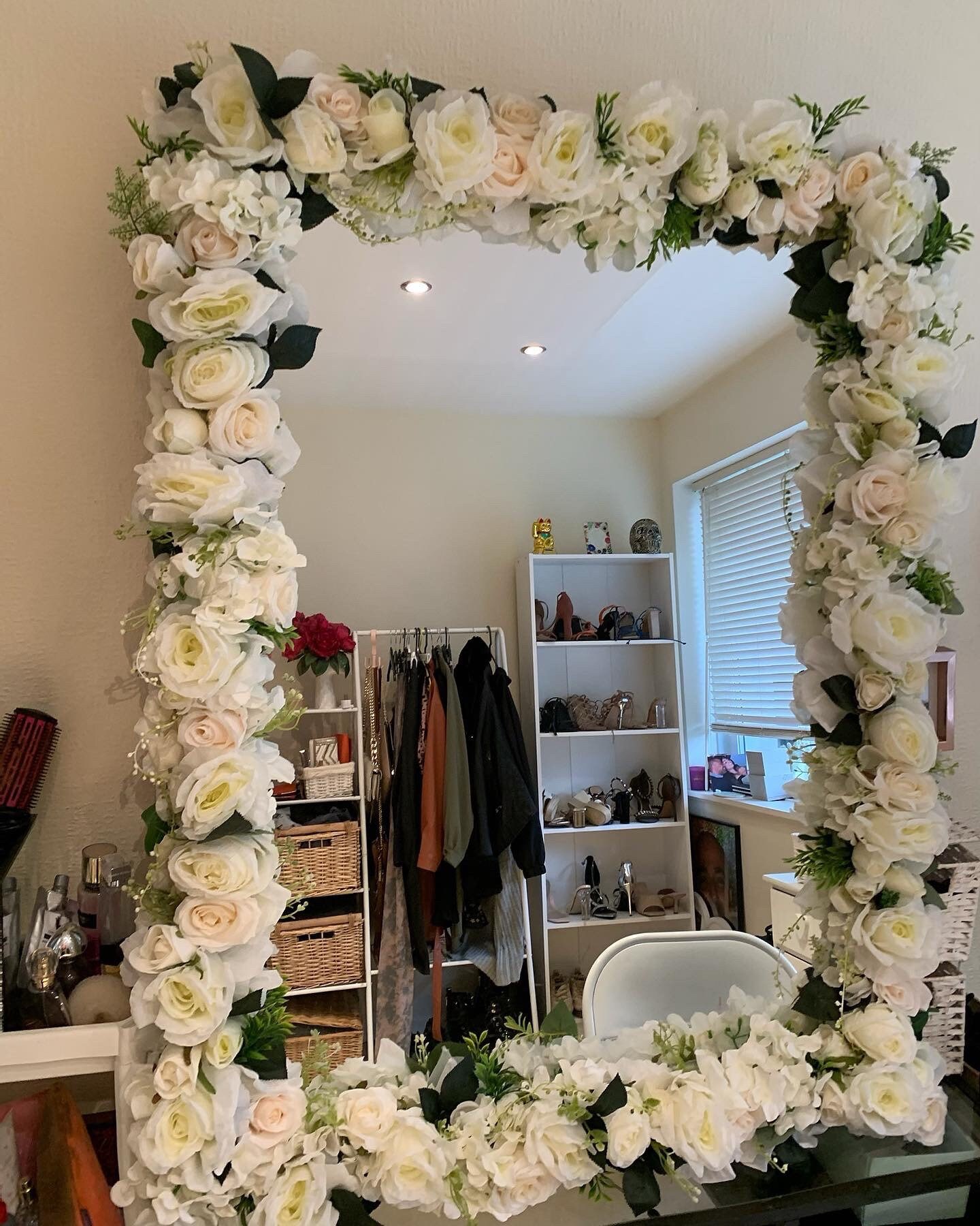 Handmade Flower Mirror - Etsy UK