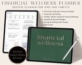 Financial Wellness Planner, Finance Planner, Digital Budget Planner, Paycheck Budget, GoodNotes Budget Planner, Goodnotes Finance Planner
