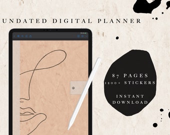Digital Life Planner, Undated Digital Planner, Undated Life Planner, Life Planner for iPad, Life Planner for Goodnotes