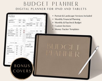 Digital Budget Planner, Budget Planner, Financial Planner, Finance Planner, Paycheck Budget, GoodNotes Planner, iPad Budget Planner