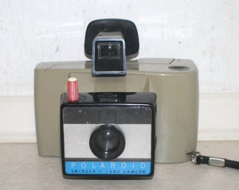 Polaroid Swinger II Land Camera - Grey VGC. Working