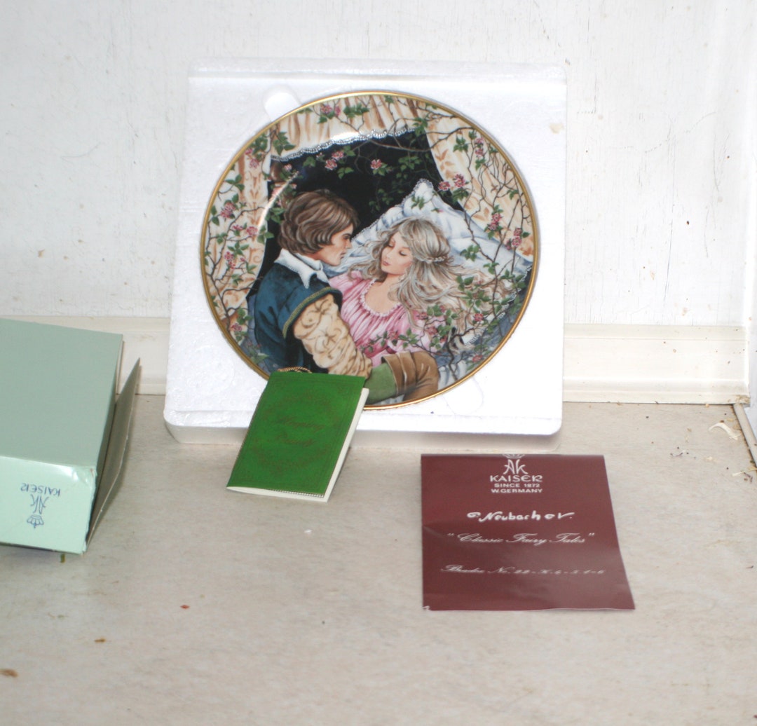 Sleeping Beauty Kaiser Fairy Tale Series Collector Plate With