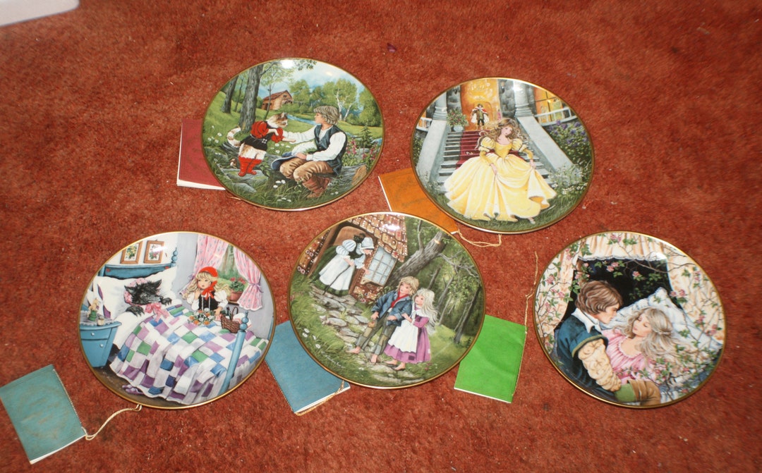 5 Kaiser Fairy Tale Series Plates With Boxes and Providence Etsy