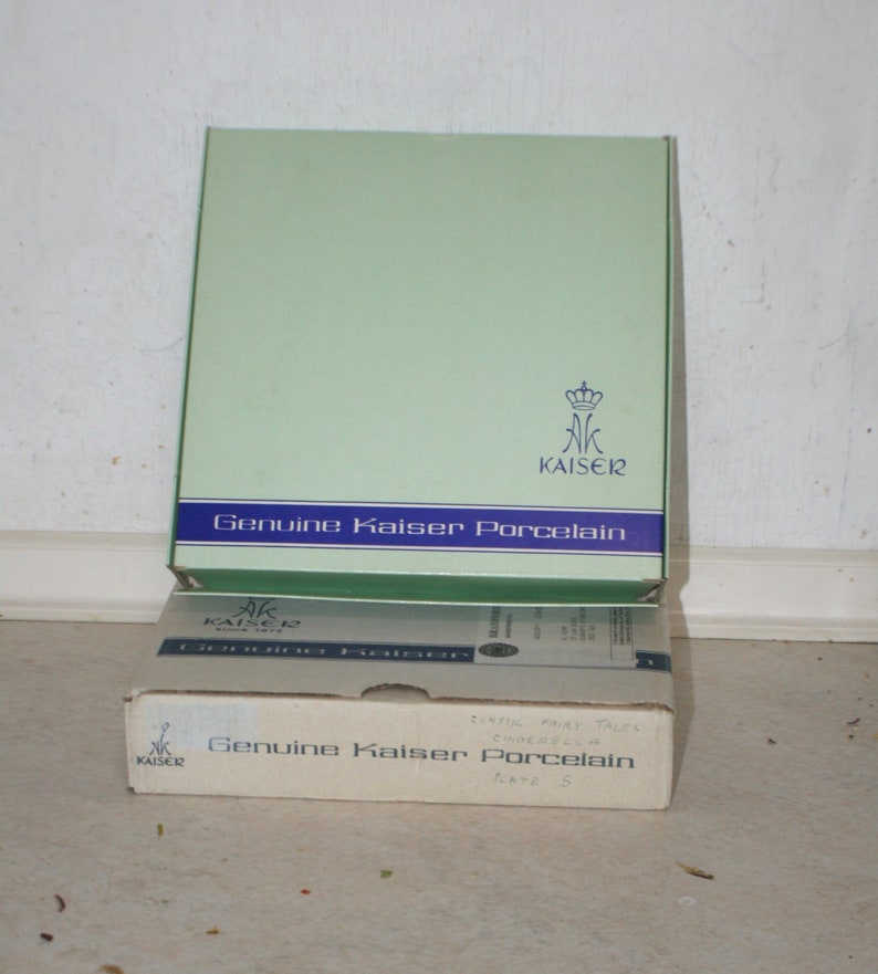 Cinderella Kaiser Fairy Tale Series Plate With Box and Providence Etsy