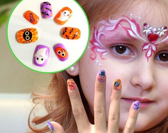 Kids Press On Nails Etsy
