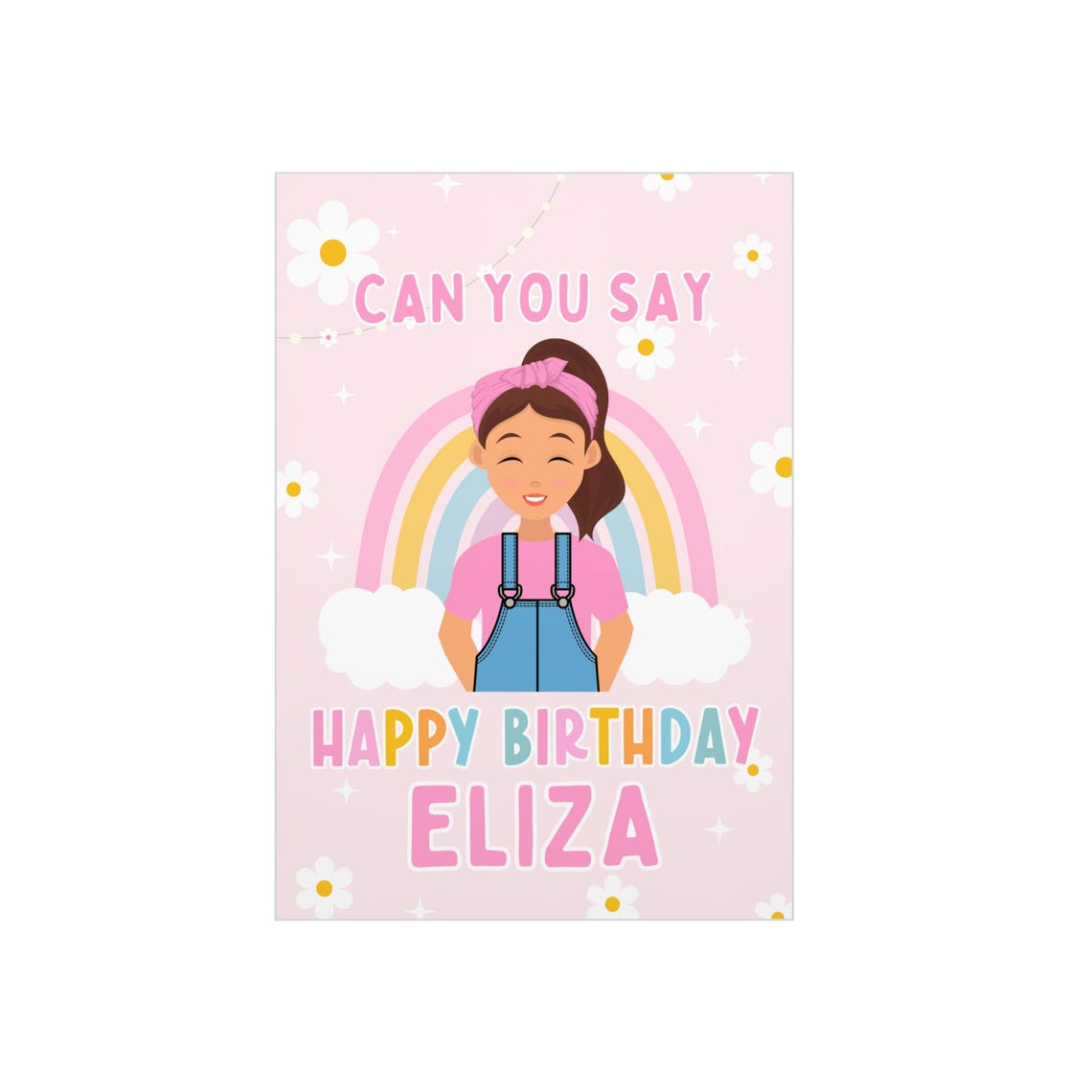 Custom Ms. Rachel Inspired Kids Party Welcome Sign - Can You Say Happy ...