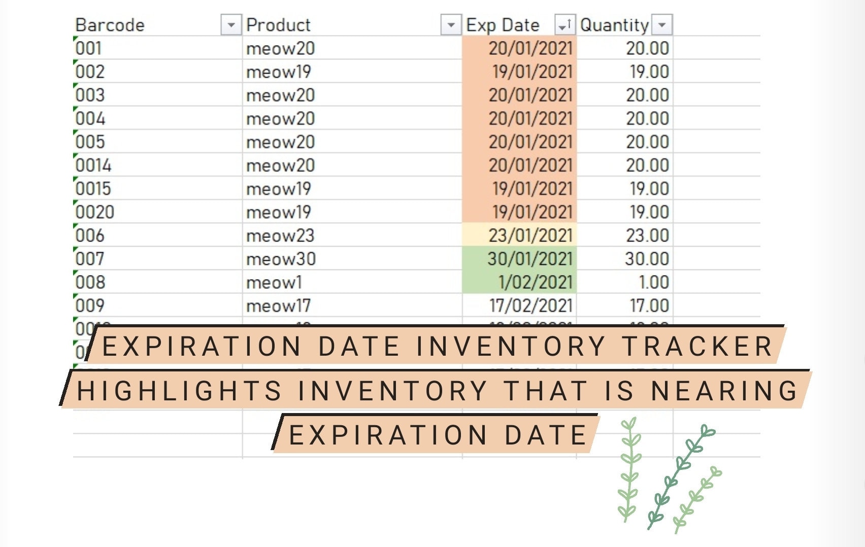 excel-spreadsheet-expiry-expiration-use-by-best-before-date-etsy