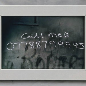 Call Me - Framed Street Art Print