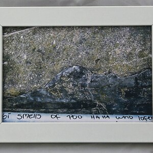 Abi Smells of Poo - Framed Street Art Print