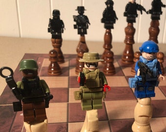 Juego de ajedrez del ejército