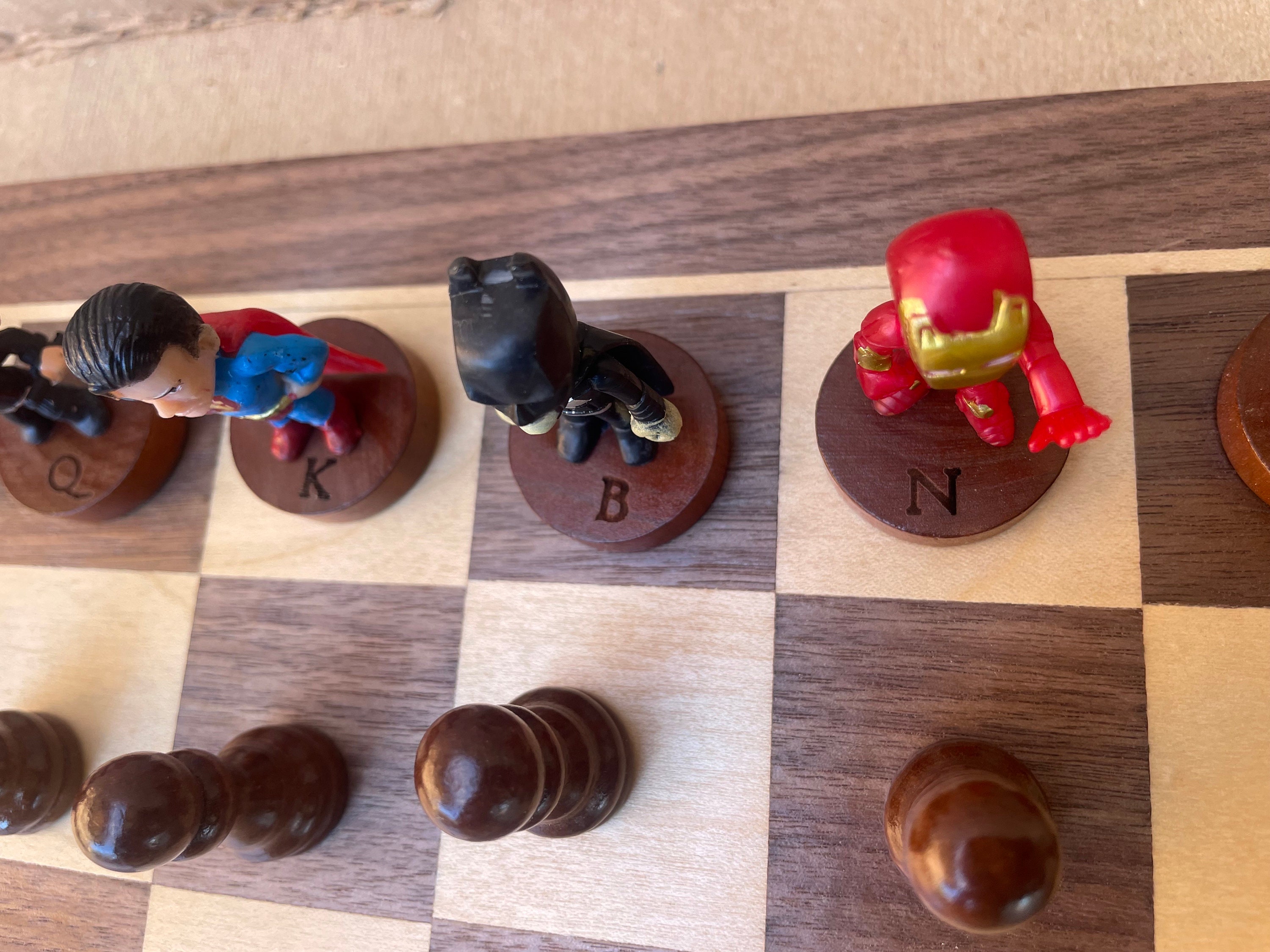 Super Hero Chess Set - Etsy