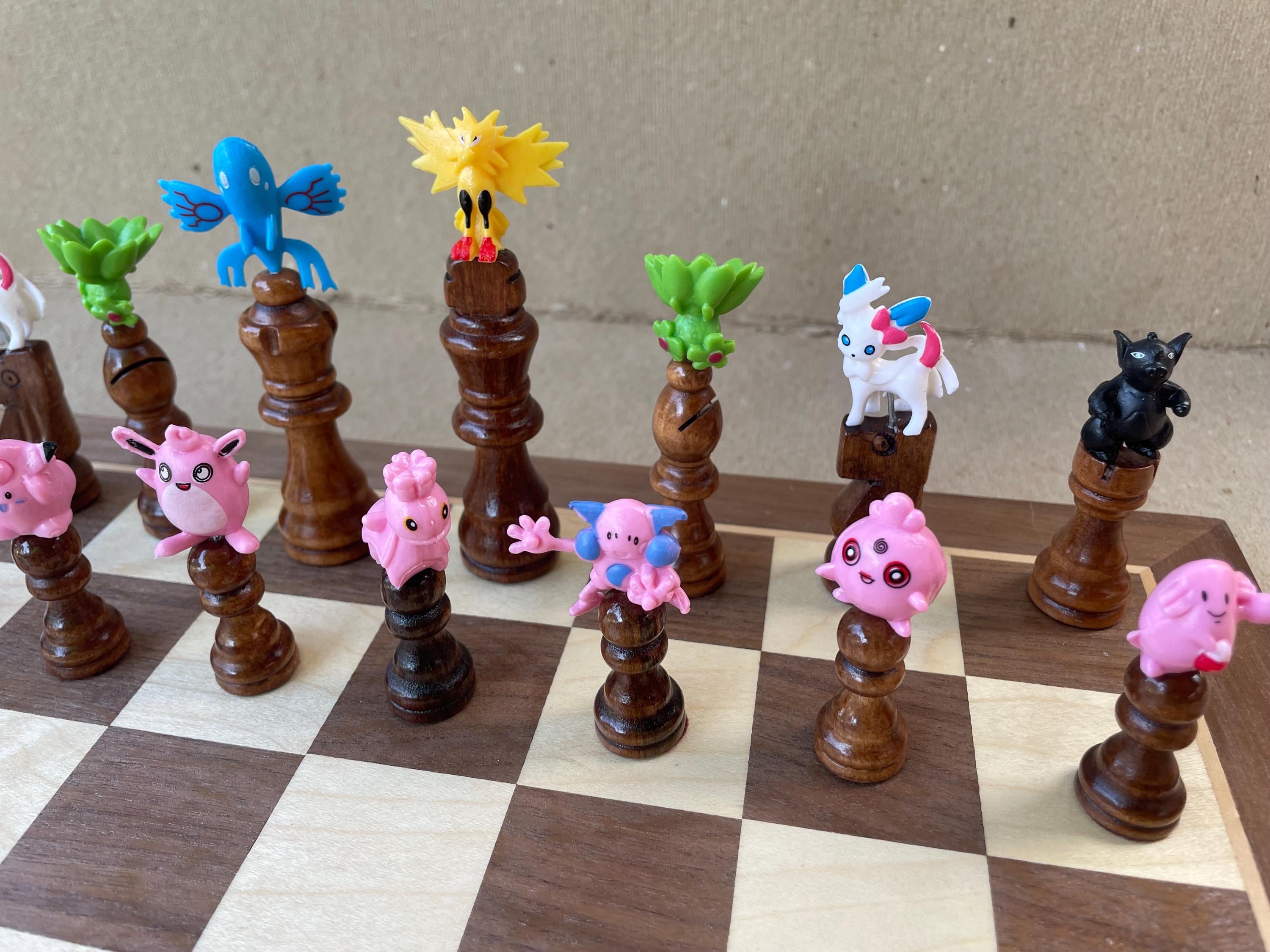 ポケモンチェスセット - ピンクオレンジ - 新スタイル - Etsy 日本