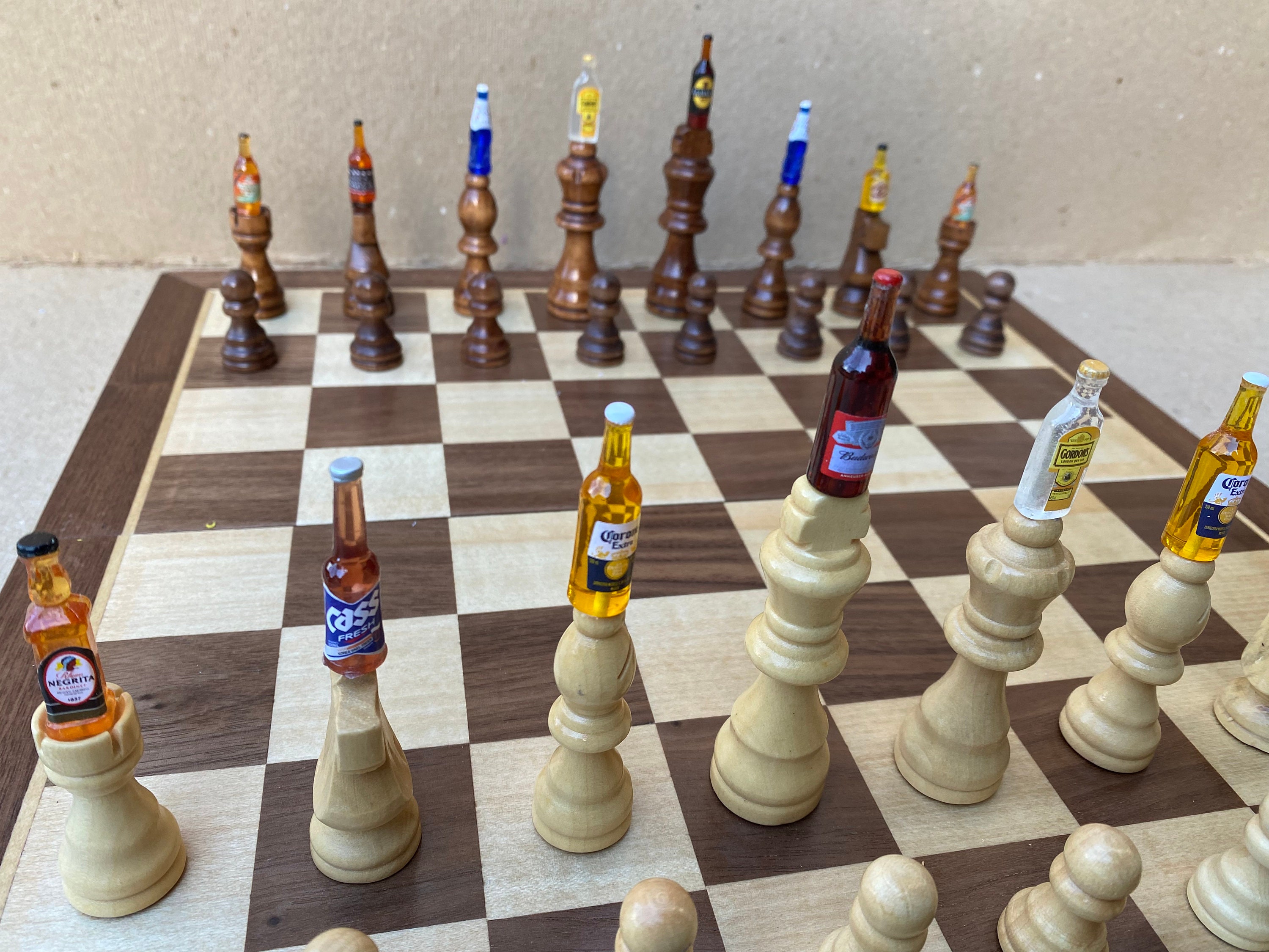 Drinking Game Chess Set No.4 - Etsy