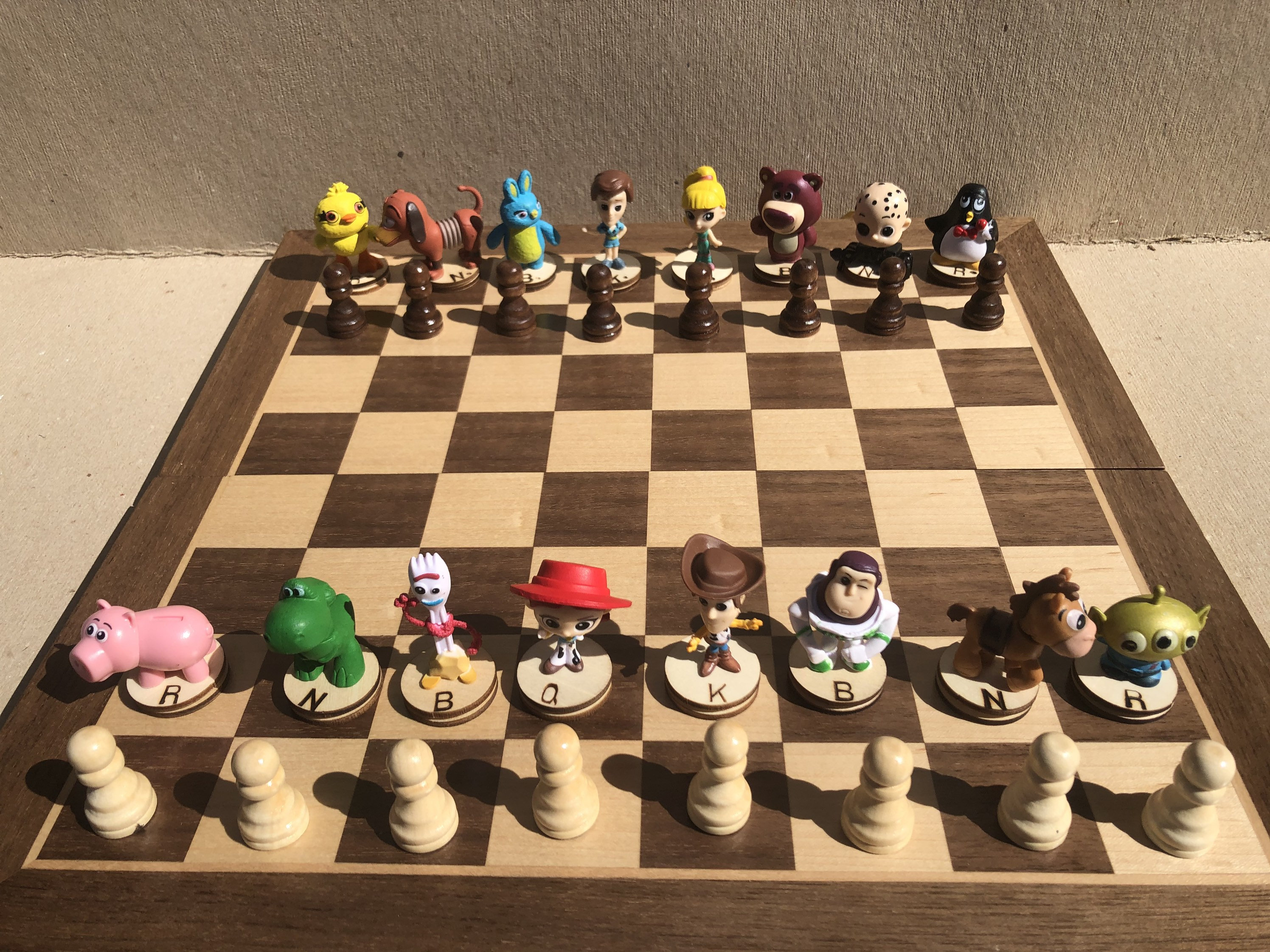 Toy Story Chess Set Etsy UK