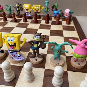 Juego de ajedrez de Bob Esponja