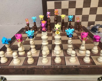 Haustier Tier Schach Set 3