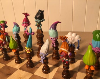 Trolls chess set large