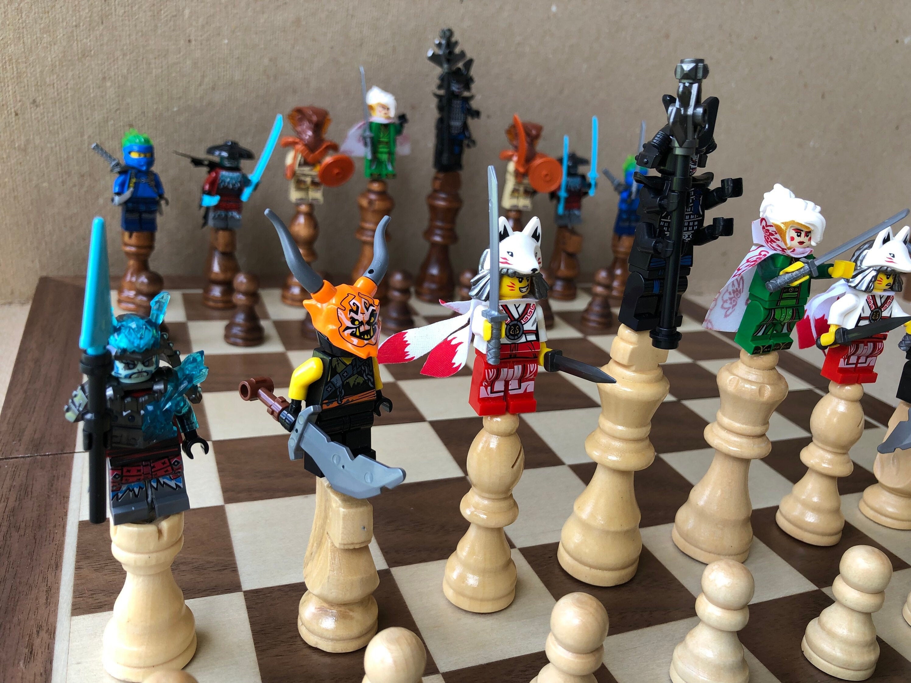 Ninjago chess set hotsell