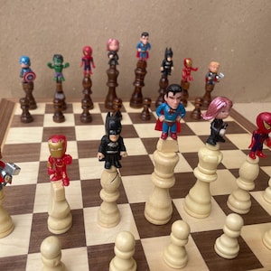 Super Hero Chess Set - Etsy