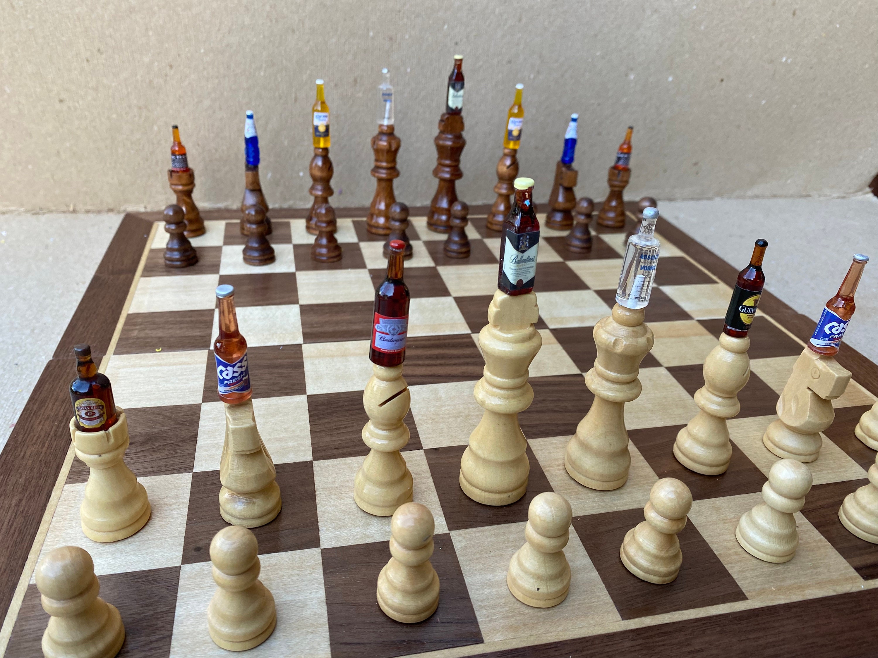 Drinking Game Chess Set No.3 - Etsy